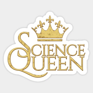 Science queen Sticker